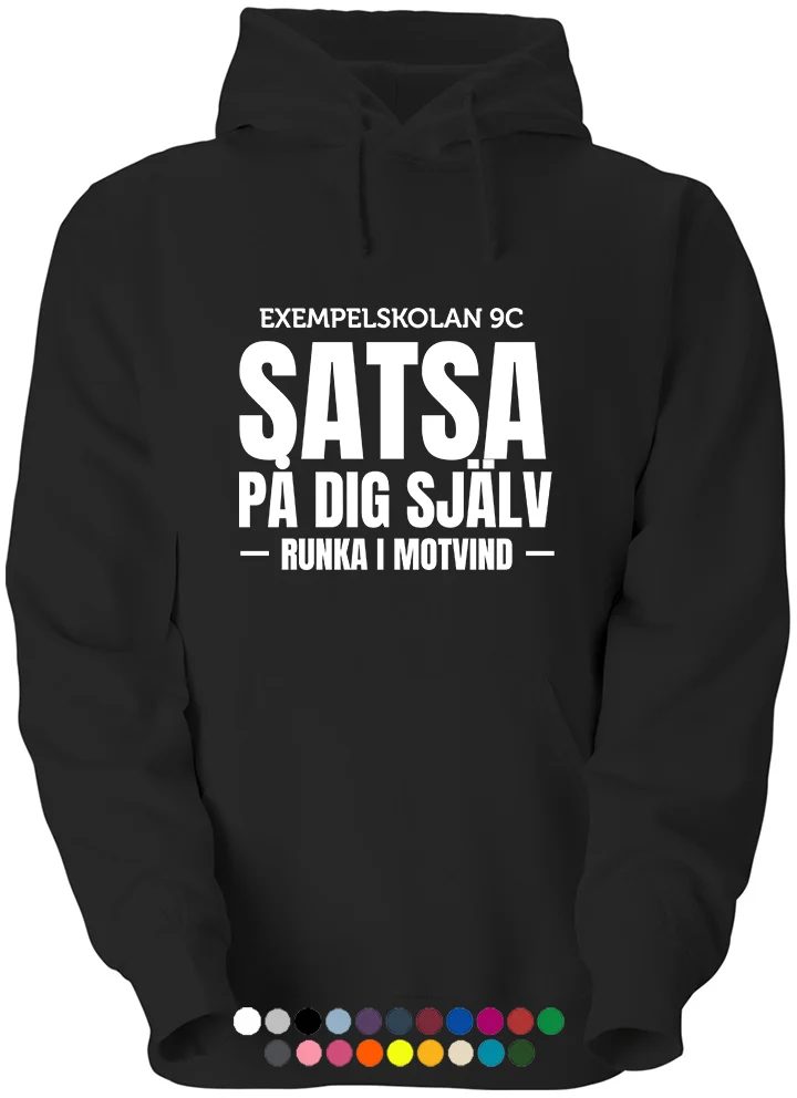 Klasströja klasströjor med design - satsa på dig själv - runka i motvind