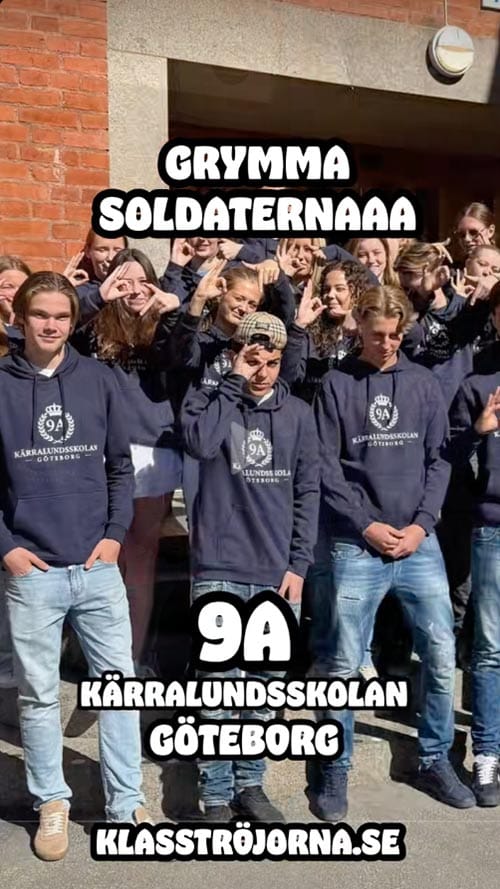 Klass med klasströjor